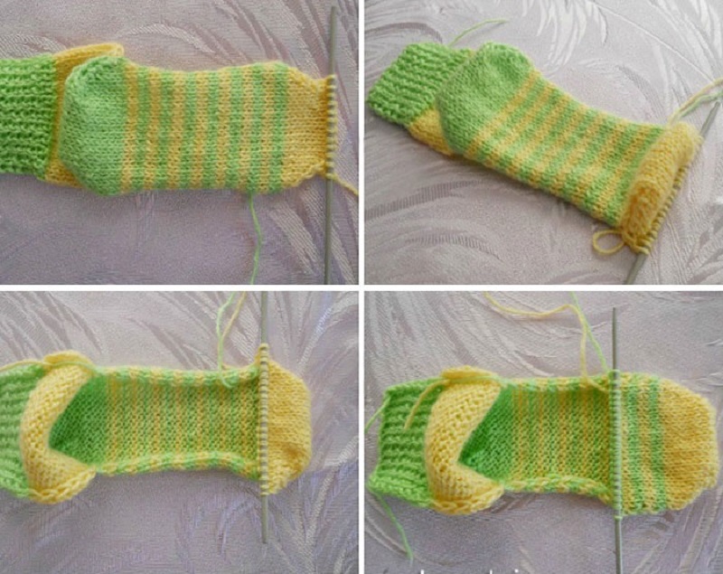 Вязание без затей: носки на двух спицах без швов