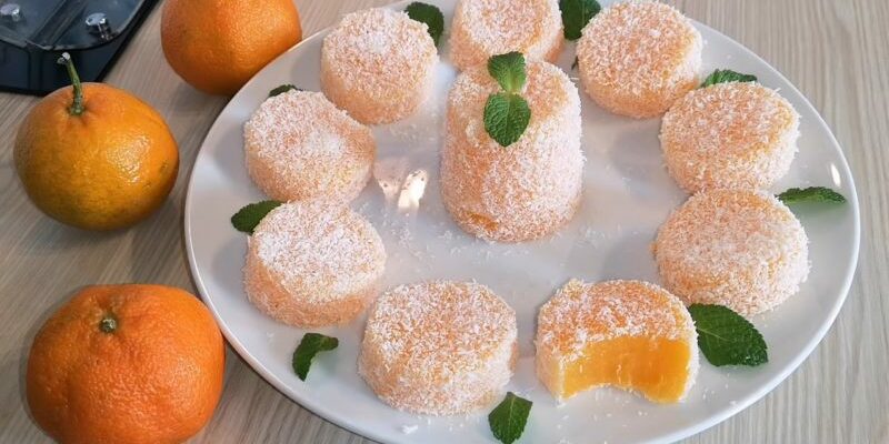 Мандариновый лукум — необычный рецепт домашнего десерта