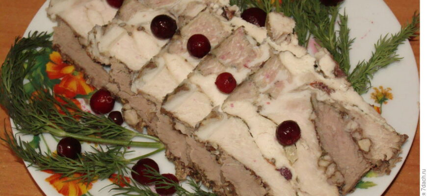 Домашняя буженина из трех видов мяса — вкусовая бомба на праздничном столе!