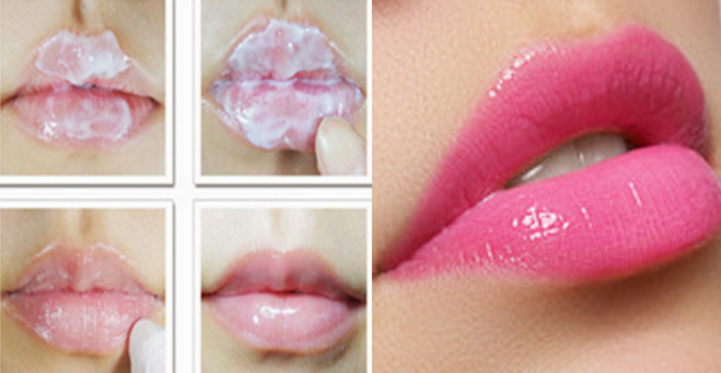 3-ступенчатое лечение, чтобы мгновенно получить мягкие розовые губы