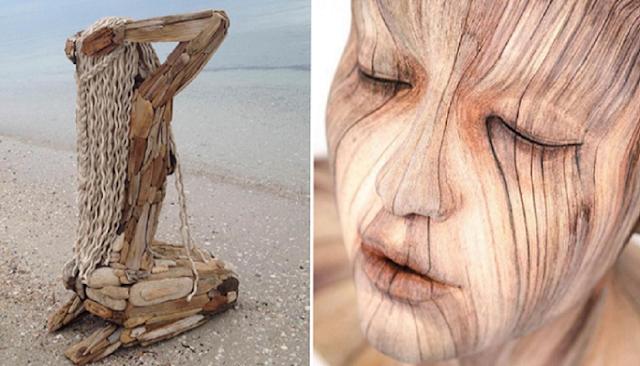 Реалистичные скульптуры из дерева: мурашки по коже от такой красоты