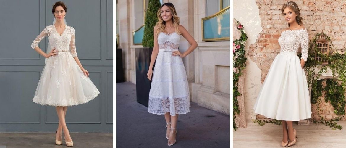 Короткие свадебные платья: невероятные модели для смелых женщин